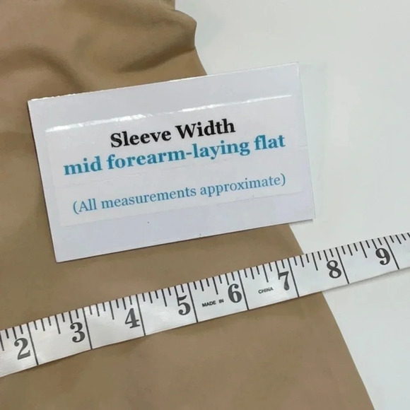 Chico’s Tan Snap Button Down Jacket Size: 8-10 (Chico’s Size 1) - Picture 10 of 10